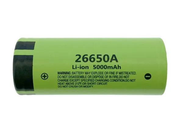 Аккумулятор Li-Ion 26650 Panasonic 5000 mAh с защитой 