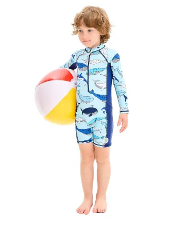 Детский гидрокостюм из лайкры Blue Whale
