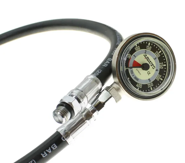 Манометр Aquatec 400 Bar со шлангом 80 см