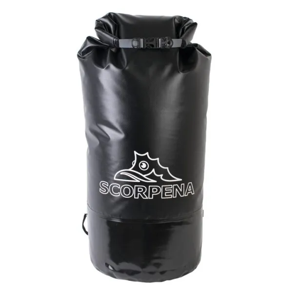 Гермомешок с лямками Scorpena Narva Black 60 литров