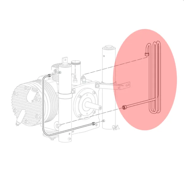 Трубка-охладитель №2 Coltri MCH-6 8мм