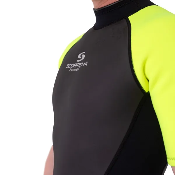 Гидрокостюм мужской Scorpena Hawaii Shorty 3 мм желтый