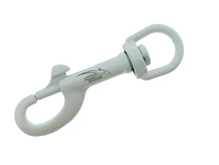 Односторонний карабин с покрытием Keep Diving белый 75 мм