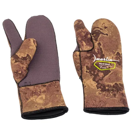Рукавицы трехпалые Marlin Nord Oliva 7мм XL