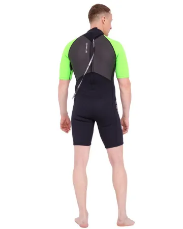 Гидрокостюм мужской Scorpena Hawaii Shorty 3 мм зеленый