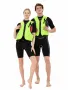 Жилет для сноркелинга взрослый неоново желтый