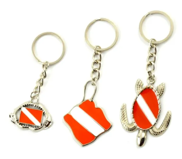 Брелок для ключей "Флаг дайвера"