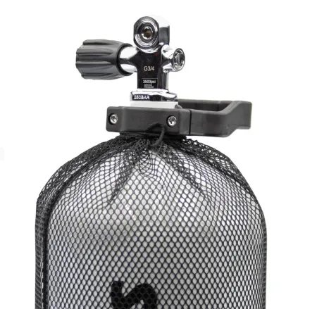 Баллон ALsafe в сборе стальной 18 литров 220 Bar с сеткой, ручкой, вентилем и башмаком