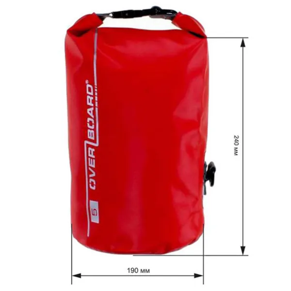 Гермомешок Overboard Dry Tube Bag Red 5 литров