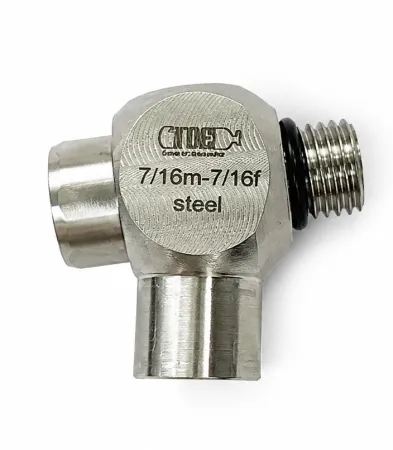 Проходной уголок разветвитель TDE 100° HP 7\16