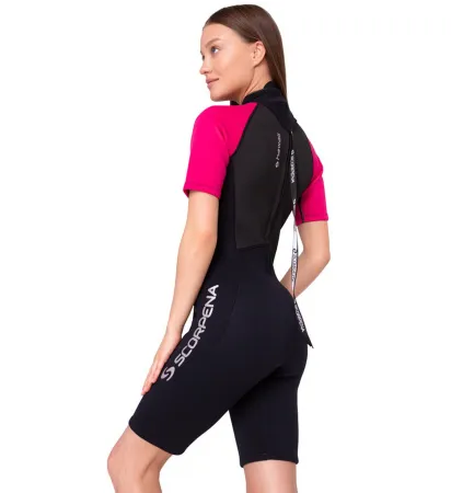 Гидрокостюм женский Scorpena Hawaii Shorty 3 мм розовый