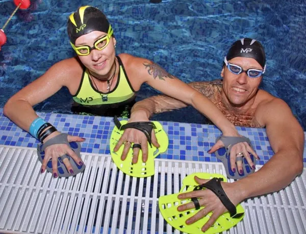 Тренировочные лопатки AquaSphere Ergo Flex  Тренировочные лопатки AquaSphere Ergo Flex