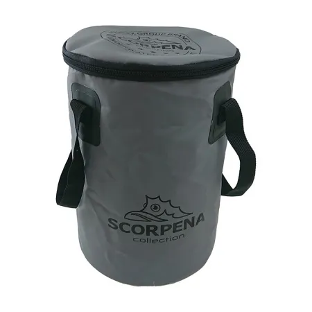 Складное ведро Scorpena с крышкой емкость 10 литров