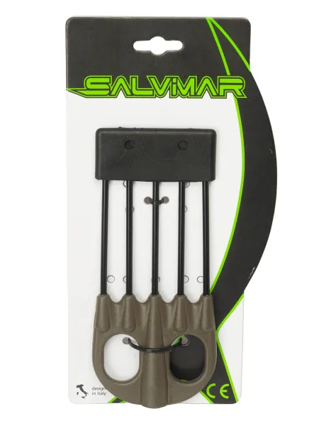 Наконечник Salvimar Jet mustad пятизубый 4 мм зеленый