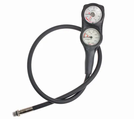 Консоль двухприборная FanDiver Compact (манометр 400 бар + глубиномер)