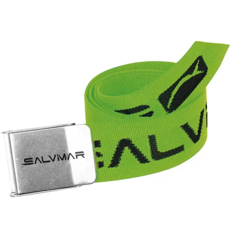 Пояс грузовой нейлоновый Salvimar с пряжкой из нержавеющей стали Acid Green