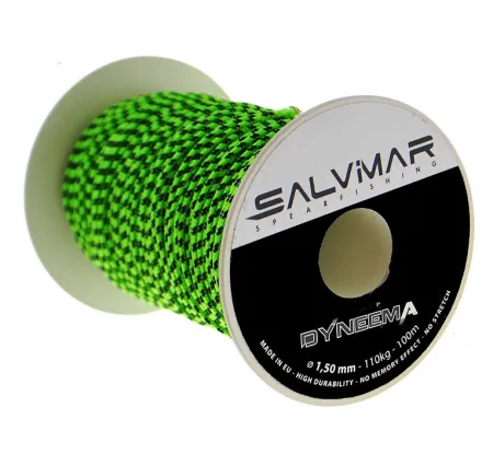Линь Salvimar Dyneema, 1,5 мм нагрузка до 110 кг (цена за 1 метр)