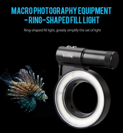 Подводный осветитель/вспышка Weefine Ring Light 3000