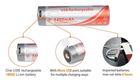 Фонарь подводный Orca Torch D530 Kit 1050 Люмен