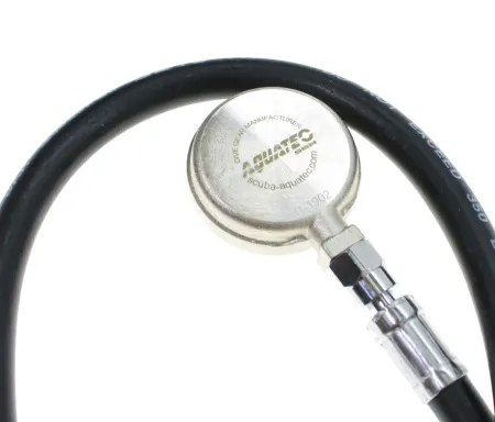 Манометр Aquatec 400 Bar со шлангом 15 см