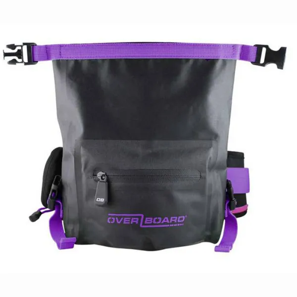 Герметичная поясная сумка Overboard Black Purple 2 литра