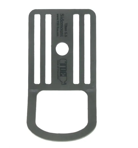 Пластина 95 мм с ушком из титана TDE 3 мм Пластина 95 мм с ушком из титана TDE 3 мм