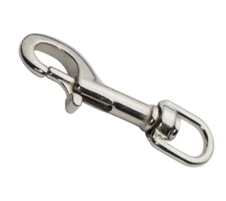 Карабин BTS 73 мм с кольцом 10 мм нержавеющая сталь