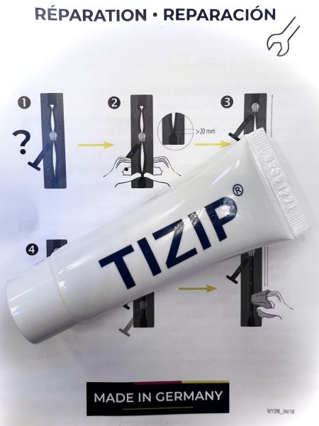 Смазка TiZip 8 грамм силиконовая для молний сухих гидрокостюмов