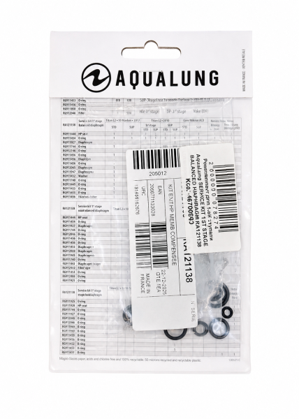 Набор запчастей Aqualung RA121138 (128016) для сбалансированных мембранных 1-х ступеней
