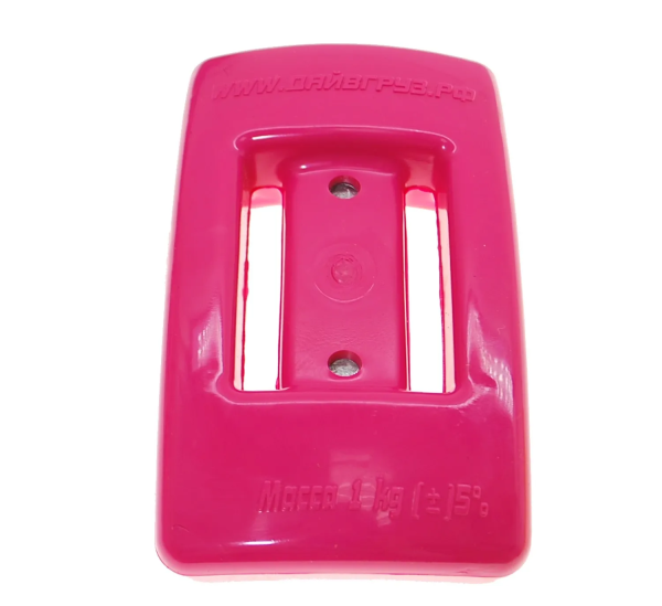 Груз 1 кг 12 см x 7 см в разноцветной эластичной пластиковой оболочке 