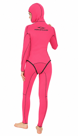 Гидрокостюм для фридайвинга Aquateam Pink женский 1,5 мм