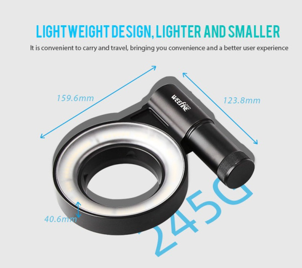Подводный осветитель/вспышка Weefine Ring Light 3000 Люмен