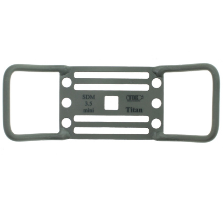 Пластина нижняя TDE из титана SDM 3.5 mini 2 мм
