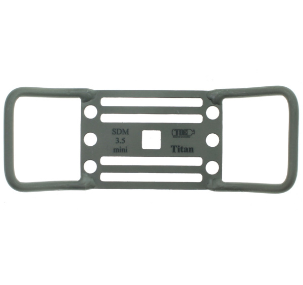 Пластина нижняя TDE из титана SDM 3.5 mini 2 мм