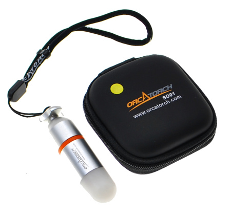 Проблесковый маячок Orca Torch Glow Tank SD01 синий