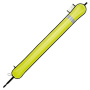 Буй декомпрессионный xDeep Closed Dsmb 140 см Yellow