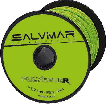Линь Salvimar Polyester Green 1,7 мм нагрузка до 90 кг (цена за 1 метр)