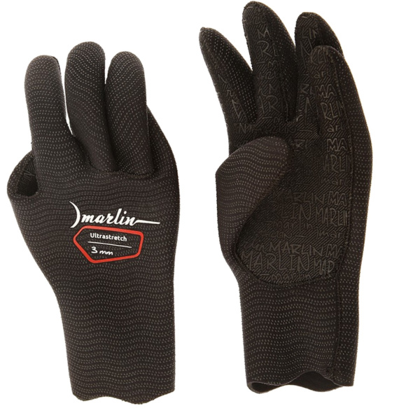 Перчатки Marlin Ultrastretch Black 3 мм