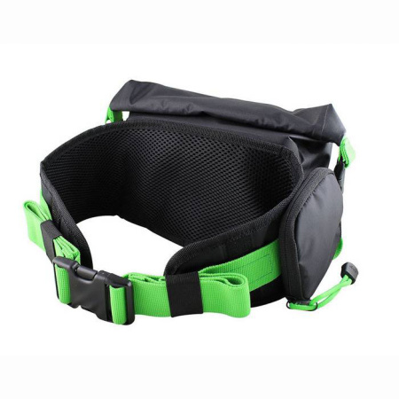 Герметичная поясная сумка Overboard Black Green 2 литра