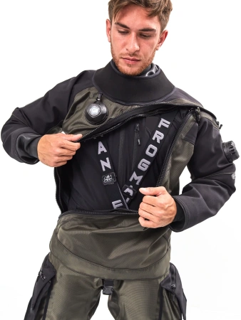 Сухой гидрокостюм Frogman Hybrid мужской размер XL, размер бот 47-48