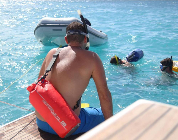 Гермомешок Overboard Dry Tube Bag Blue 12 литров