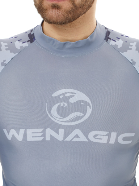 Футболка T-Flex Grey Camo UPF50 мужская