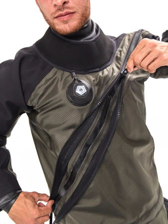 Сухой гидрокостюм Frogman Hybrid мужской размер XL, размер бот 47-48