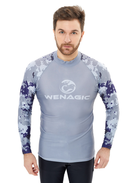 Футболка T-Flex Grey Camo UPF50 мужская