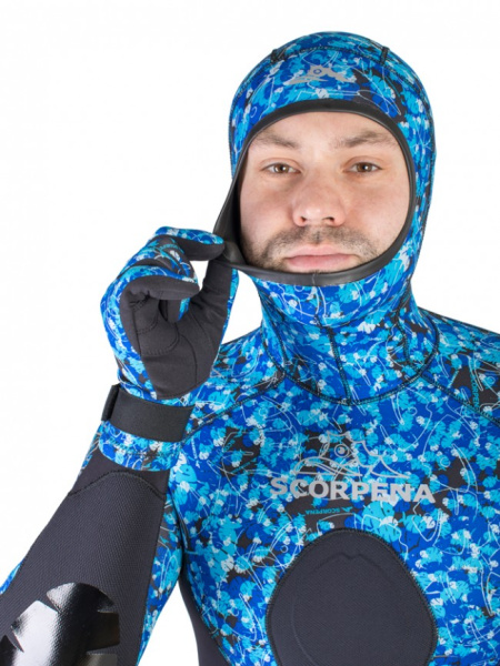 Гидрокостюм Scorpena C3 Blue Camo 1,5 мм размер S