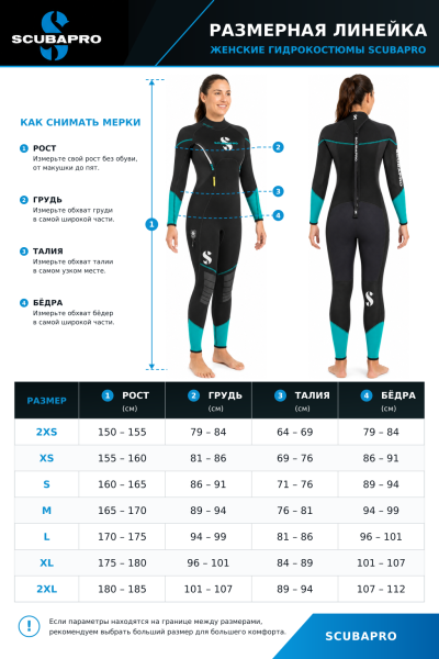 Гидрокостюм женский Scubapro Definition New 3 мм