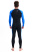 Гидрокостюм из лайкры Slinx Black Blue UPF50 мужской