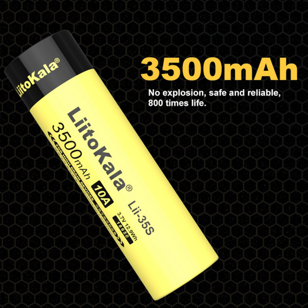 Аккумулятор 18650 LiitoKala 35S 3500 mah