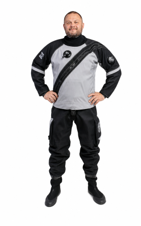 Гидрокостюм сухой NS Dive Gear Kraken Elite Pro с системой колец на руках