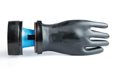 Система овальных колец для установки ручных манжет и перчаток Si-Tech Antares Dry Glove